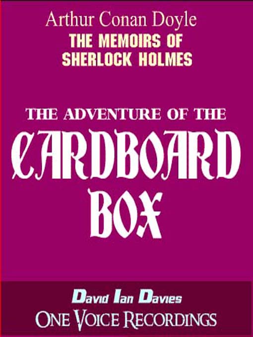 Title details for The Adventure of the Cardboard Box by David Ian Davies - Available